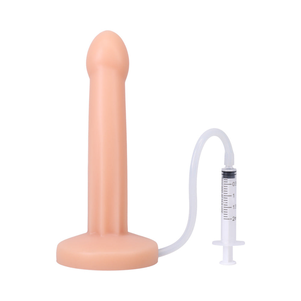 Tantus POP Squirting Dildo - Vanilla - 7.25 in