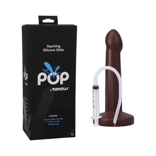 Tantus POP Squirting Dildo – Espresso – 7.25 in