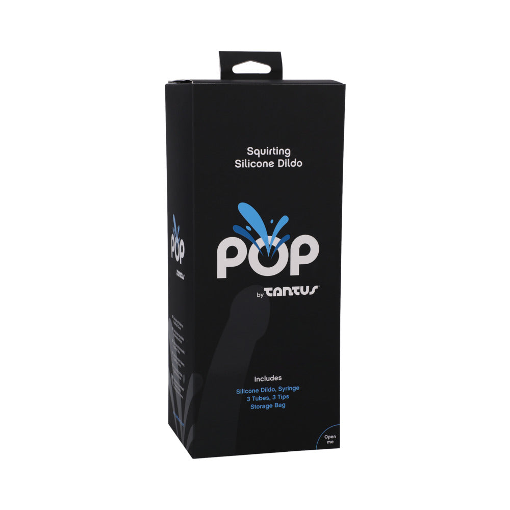 Tantus POP Squirting Dildo – Blue – 7.25 in Length with Squirting Function
