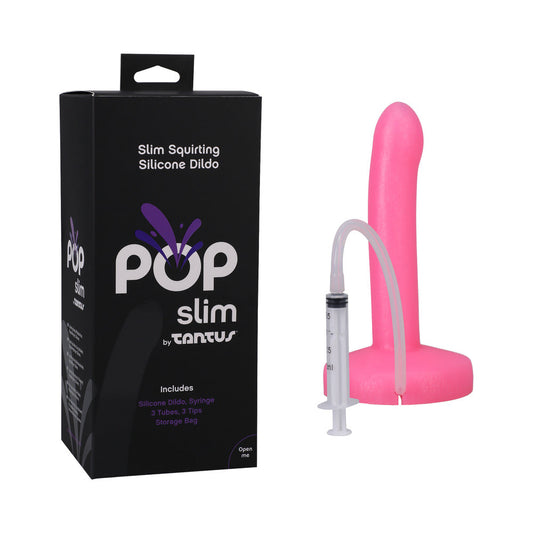 Tantus POP Slim Squirting Dildo – Watermelon Color