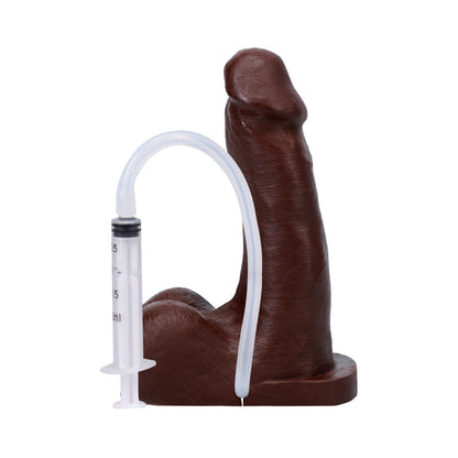 Tantus POP n' Play Squirting Packer - Espresso - Dildo with Squirting Functionality