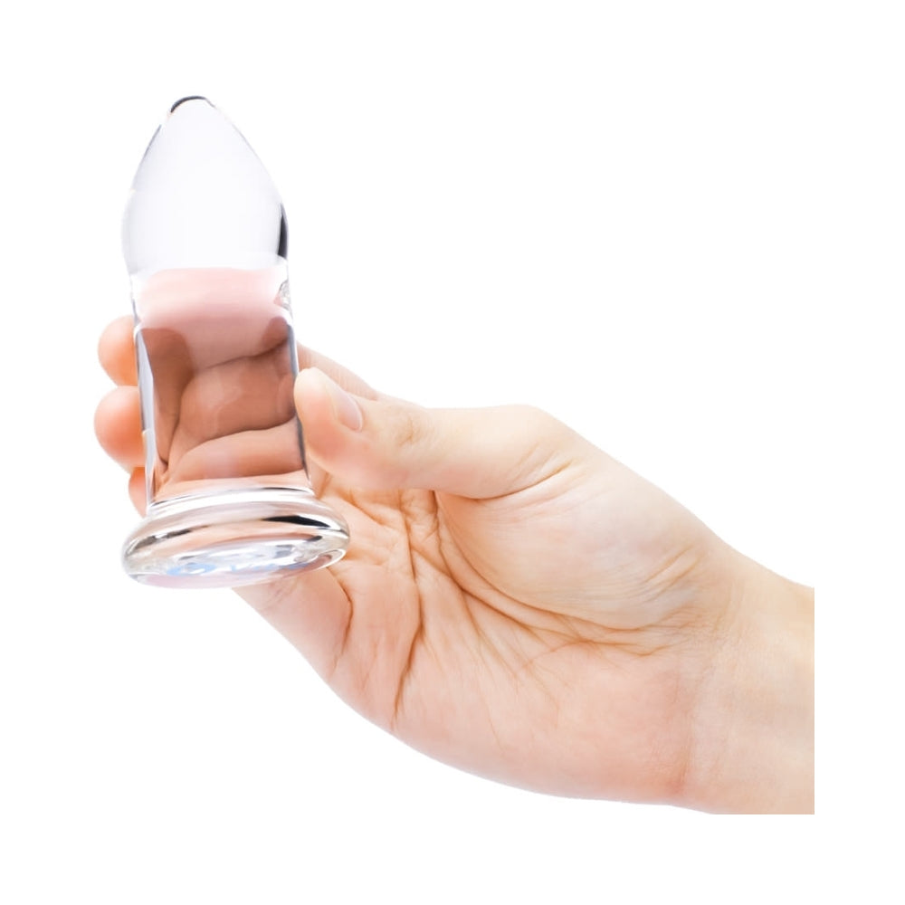 b-Vibe 4-Piece Glass Anal Dilators Set – Clear