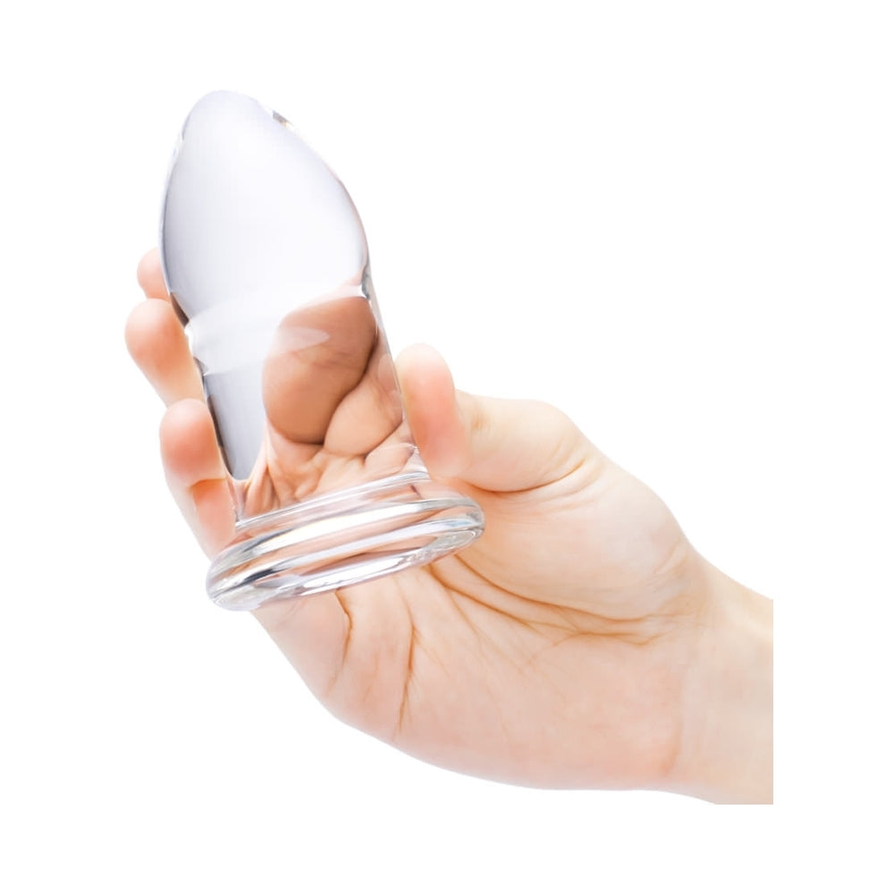 b-Vibe 4-Piece Glass Anal Dilators Set – Clear