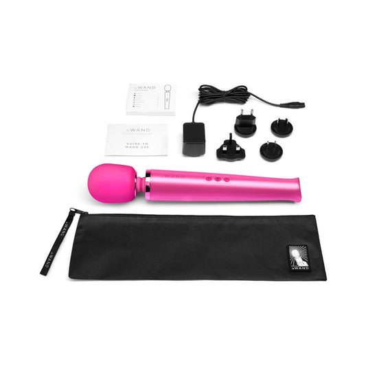 Le Wand Rechargeable Vibrating Massager – Magenta – 10 Vibration Speeds