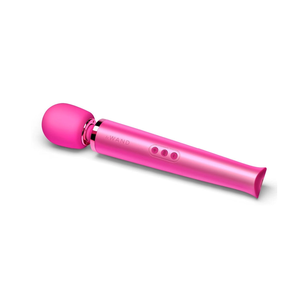 Le Wand Rechargeable Vibrating Massager – Magenta – 10 Vibration Speeds