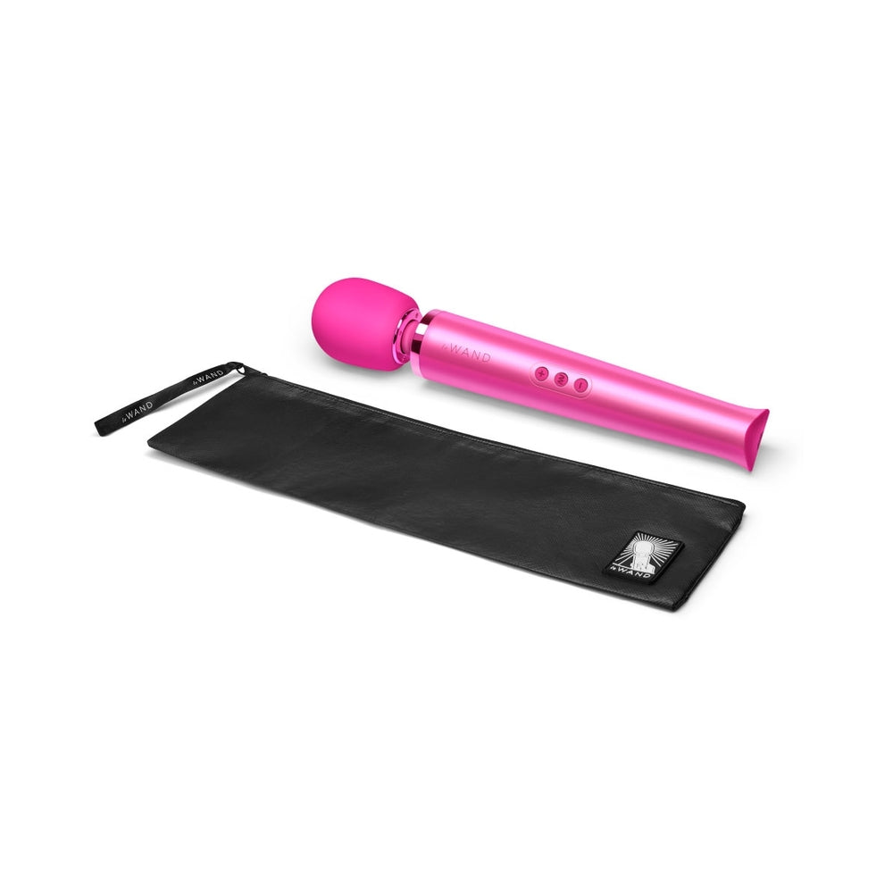 Le Wand Rechargeable Vibrating Massager – Magenta – 10 Vibration Speeds