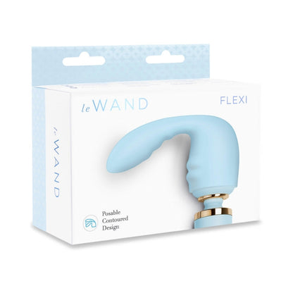 Le Wand Flexi Posable Silicone Attachment with Bulbous Head – Blue