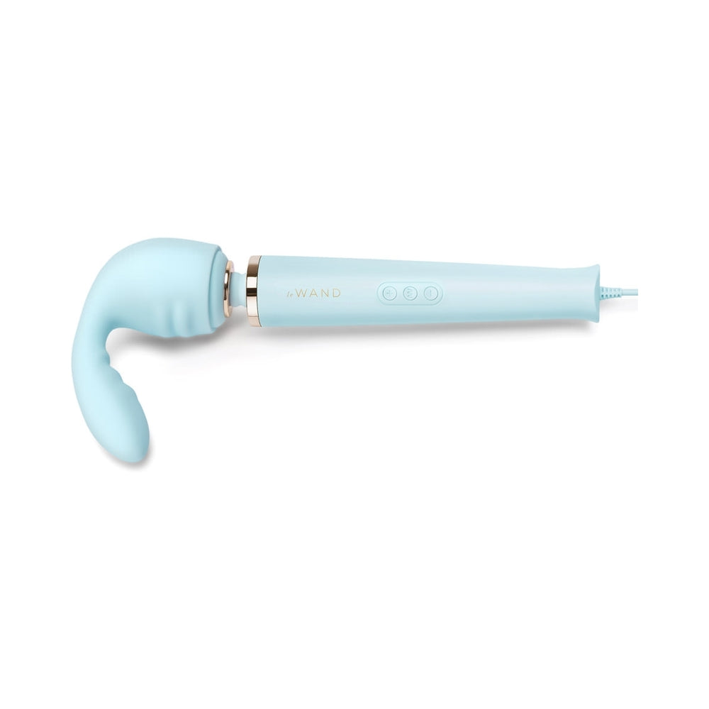 Le Wand Flexi Posable Silicone Attachment with Bulbous Head – Blue