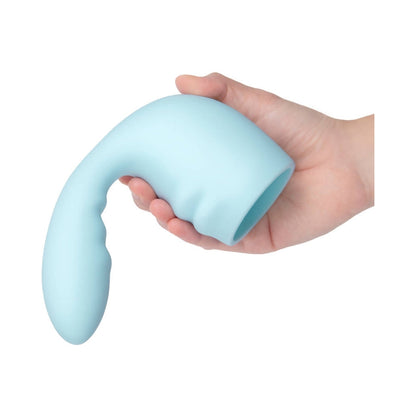 Le Wand Flexi Posable Silicone Attachment with Bulbous Head – Blue