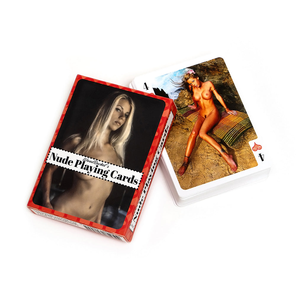 Wood Rocket Nude Playing Cards – Multi-Color Adult Card Set