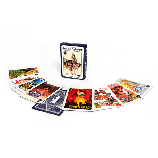 Wood Rocket Classic Porn Playing Cards – Multi-Color Retro Design