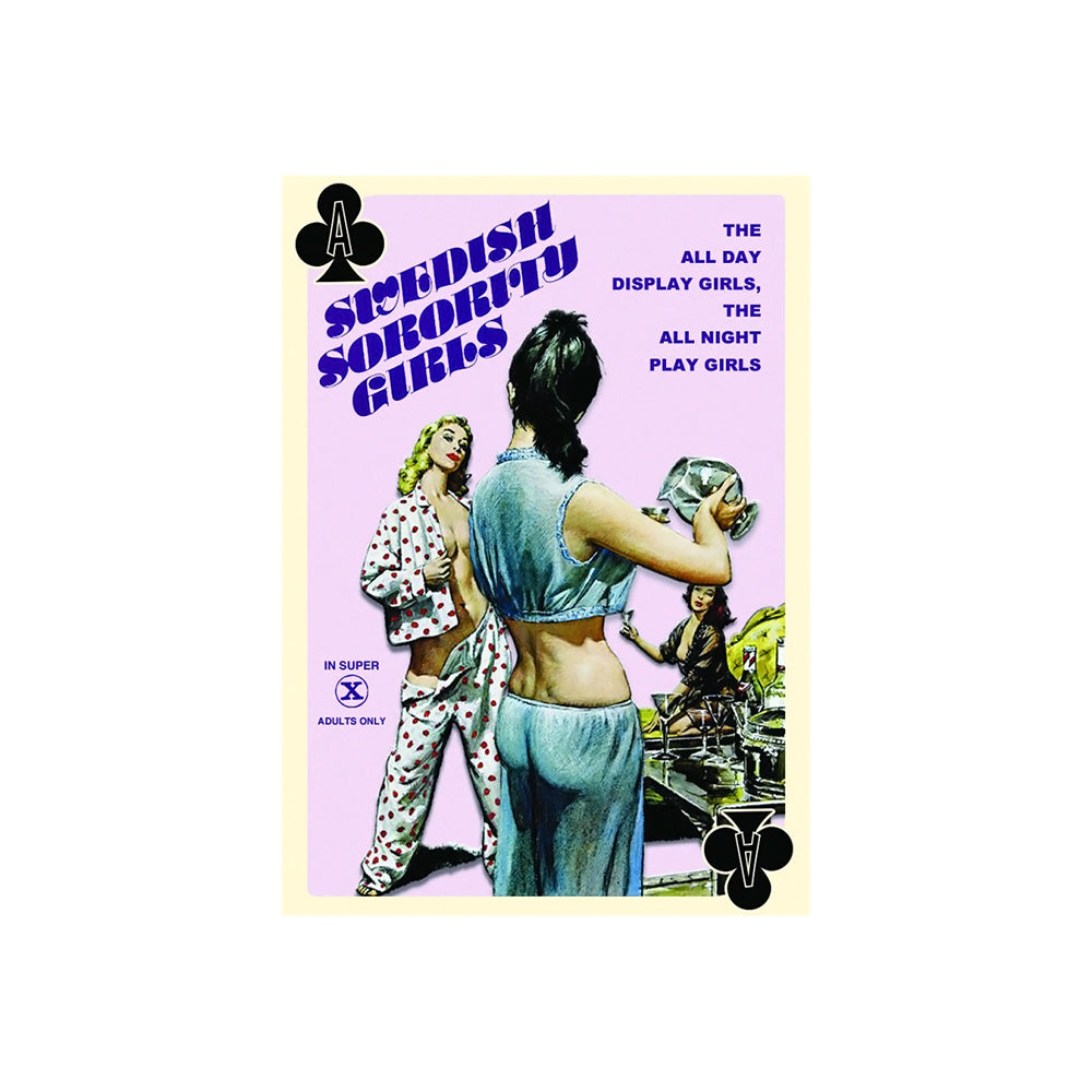 Wood Rocket Classic Porn Playing Cards – Multi-Color Retro Design