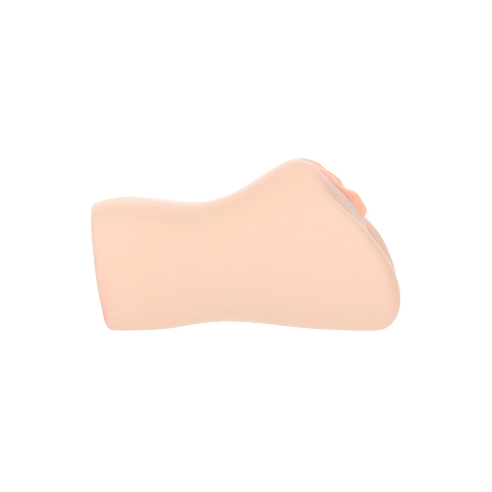 CutiePies Baker Becky Dual Entry Stroker with Vibrating Bullet – Beige
