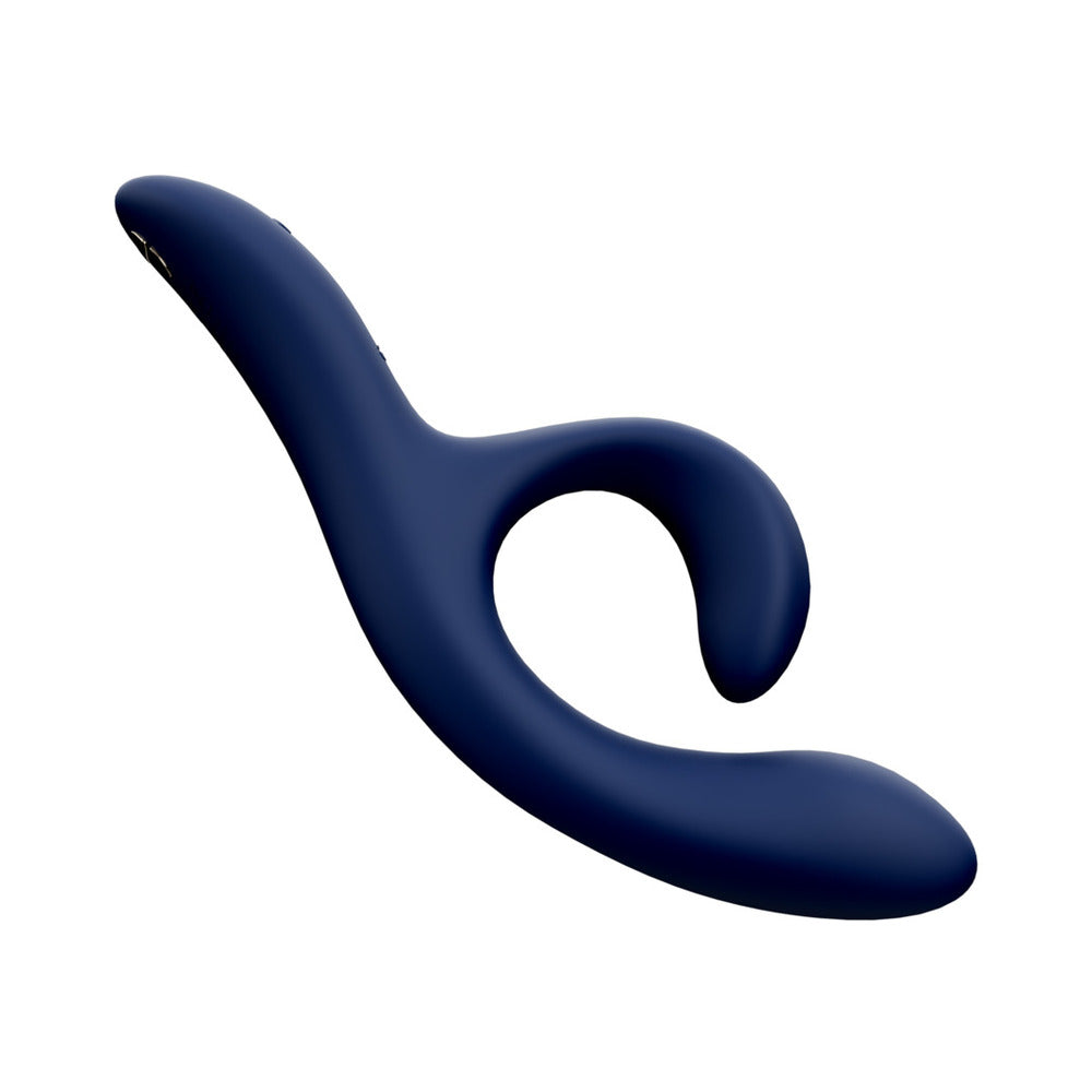 We-Vibe Nova 2 Rechargeable Flexible Silicone Rabbit Vibrator - Midnight Blue