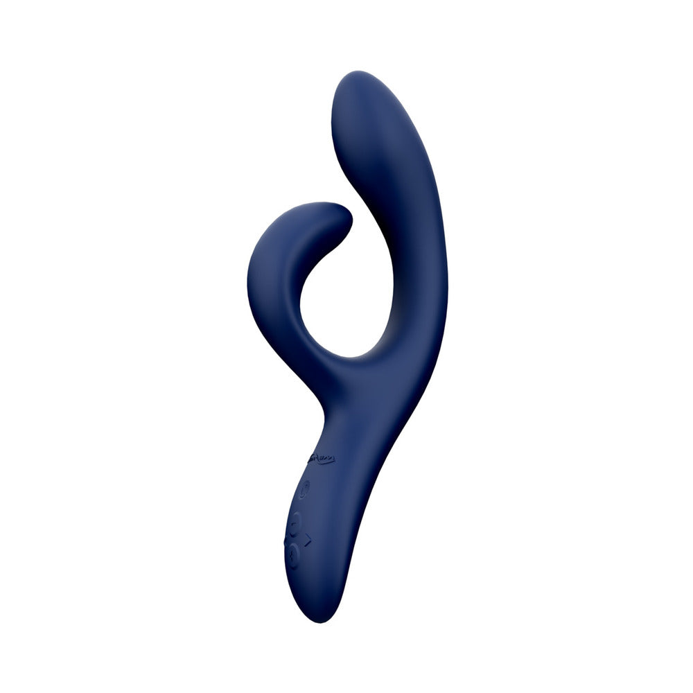 We-Vibe Nova 2 Rechargeable Flexible Silicone Rabbit Vibrator - Midnight Blue