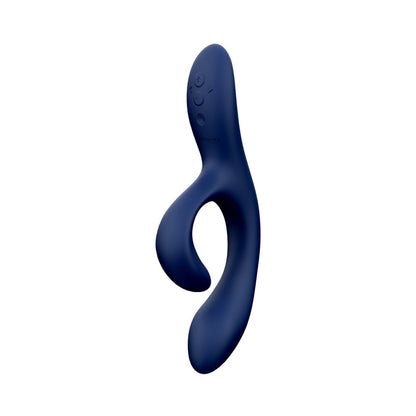 We-Vibe Nova 2 Rechargeable Flexible Silicone Rabbit Vibrator - Midnight Blue