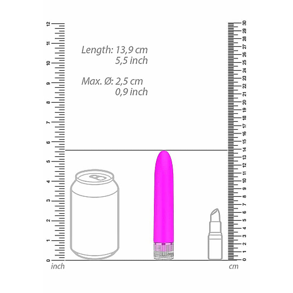Luminous Eleni 10-Speed Slimline Vibrator – Fuchsia