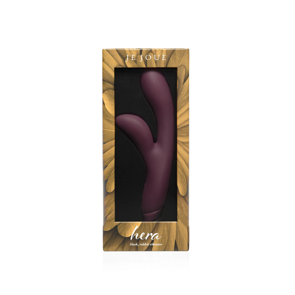 Je Joue Hera Rechargeable Silicone Rabbit Vibrator – Purple