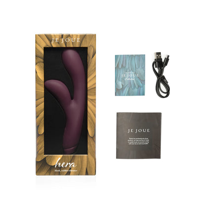 Je Joue Hera Rechargeable Silicone Rabbit Vibrator – Purple