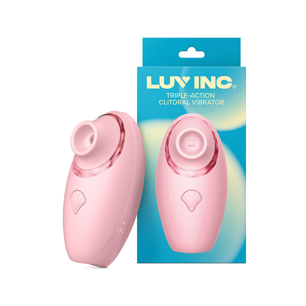 Luv Inc Tv11 Triple-Action Clitoral Vibrator – Pink