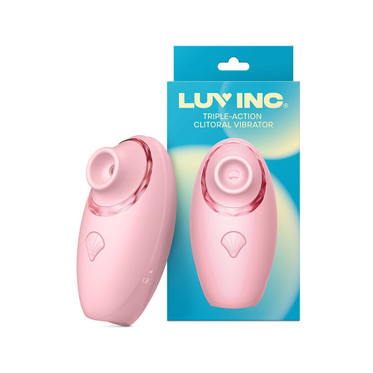 Luv Inc Tv11 Triple-Action Clitoral Vibrator – Pink