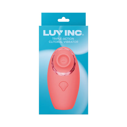 Luv Inc Tv11 Triple-Action Clitoral Vibrator – Coral