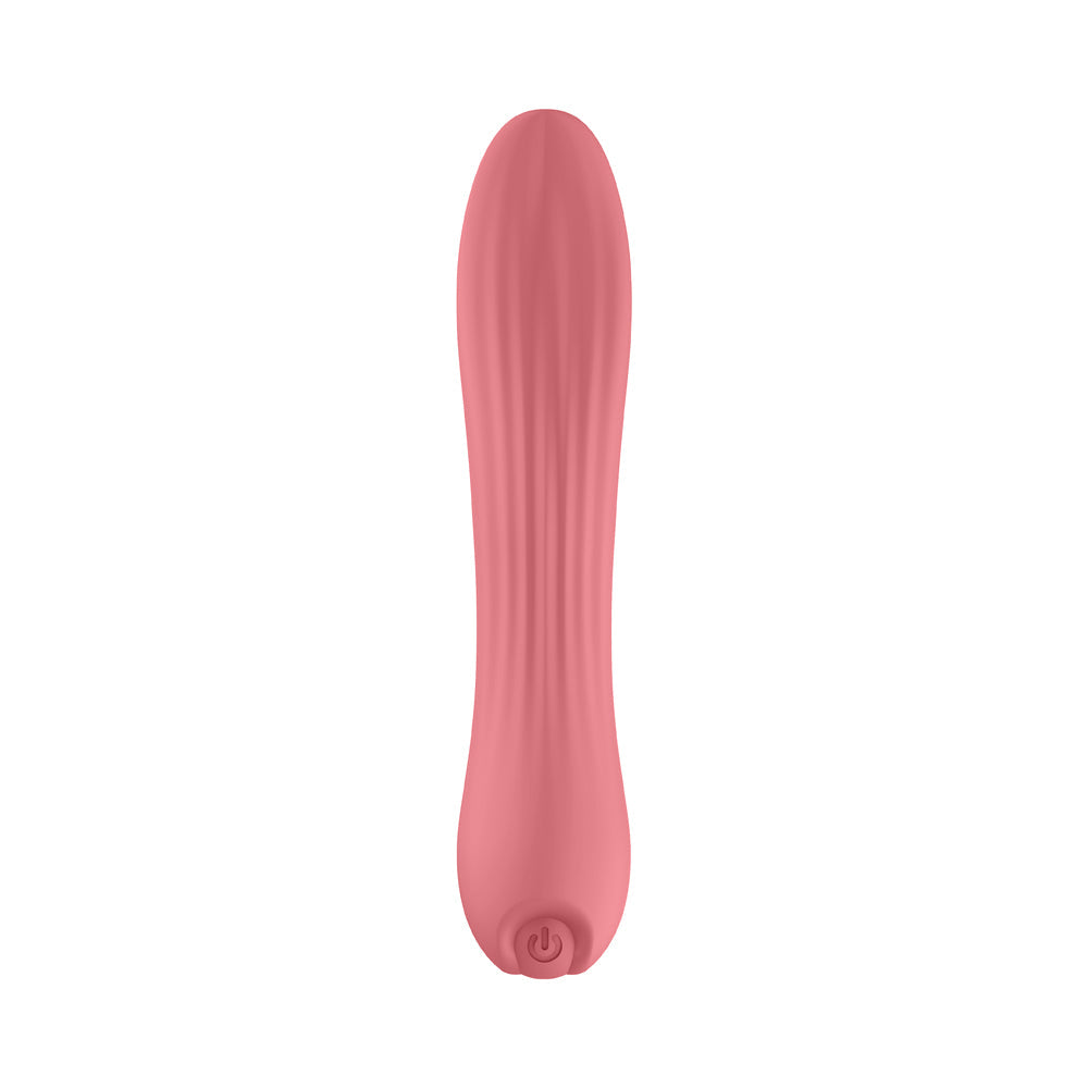 Luv Inc TV23 Tongue Vibrator – Rechargeable Hot Pink Silicone with 10 Modes