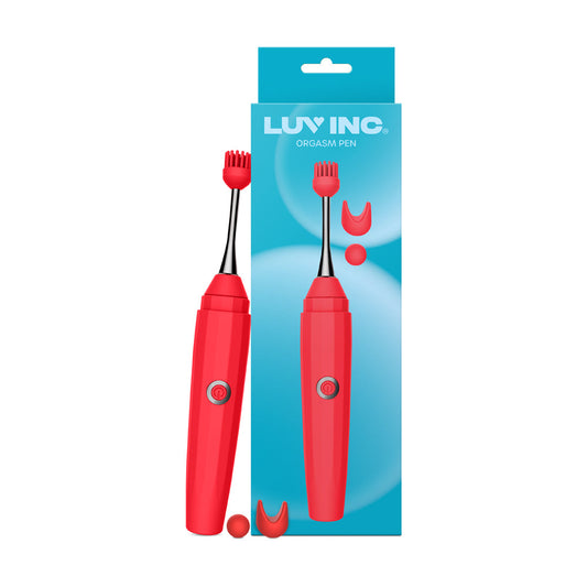 Luv Inc Op10 Orgasm Pen Rechargeable Pinpoint Vibrator – Red