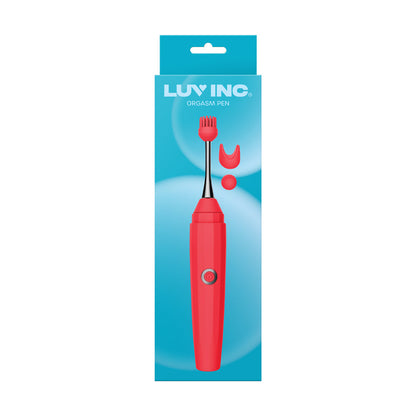 Luv Inc Op10 Orgasm Pen Rechargeable Pinpoint Vibrator – Red