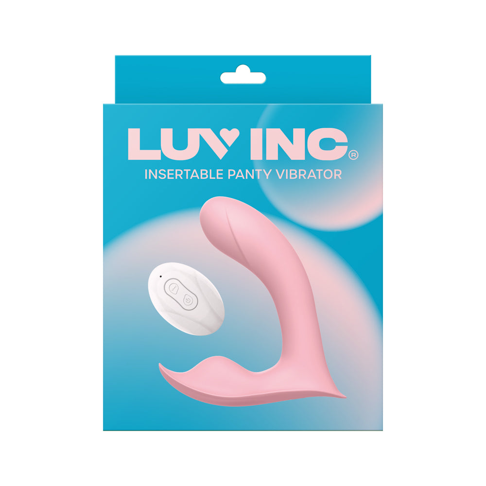 Luv Inc Pv71 Insertable Panty Vibrator – Pink – G-Spot Stimulation