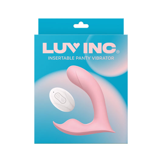 Luv Inc Pv71 Insertable Panty Vibrator – Pink – G-Spot Stimulation