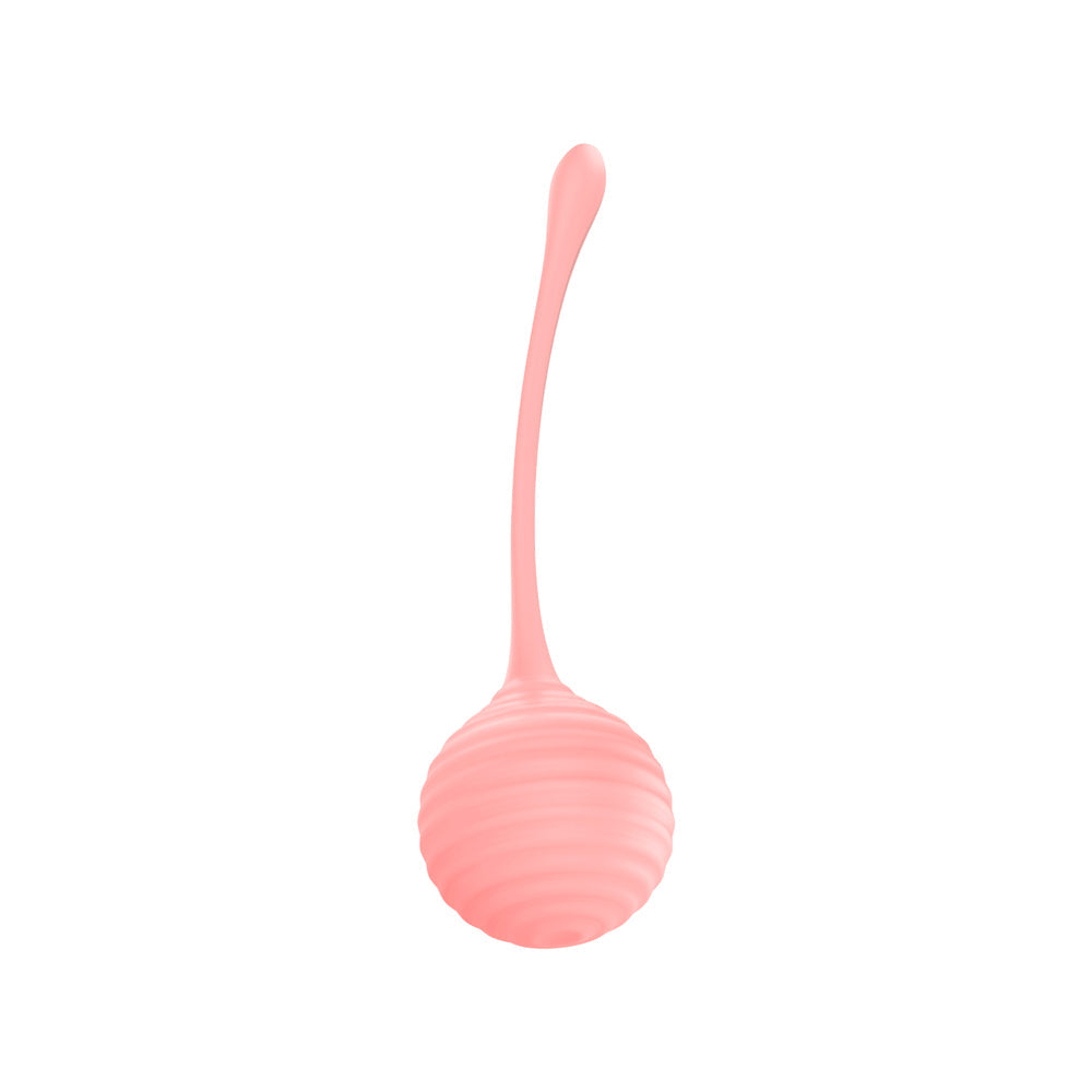 Luv Inc Kg88 Kegel Balls 2-Piece Set – Light Pink – Ribbed Silicone