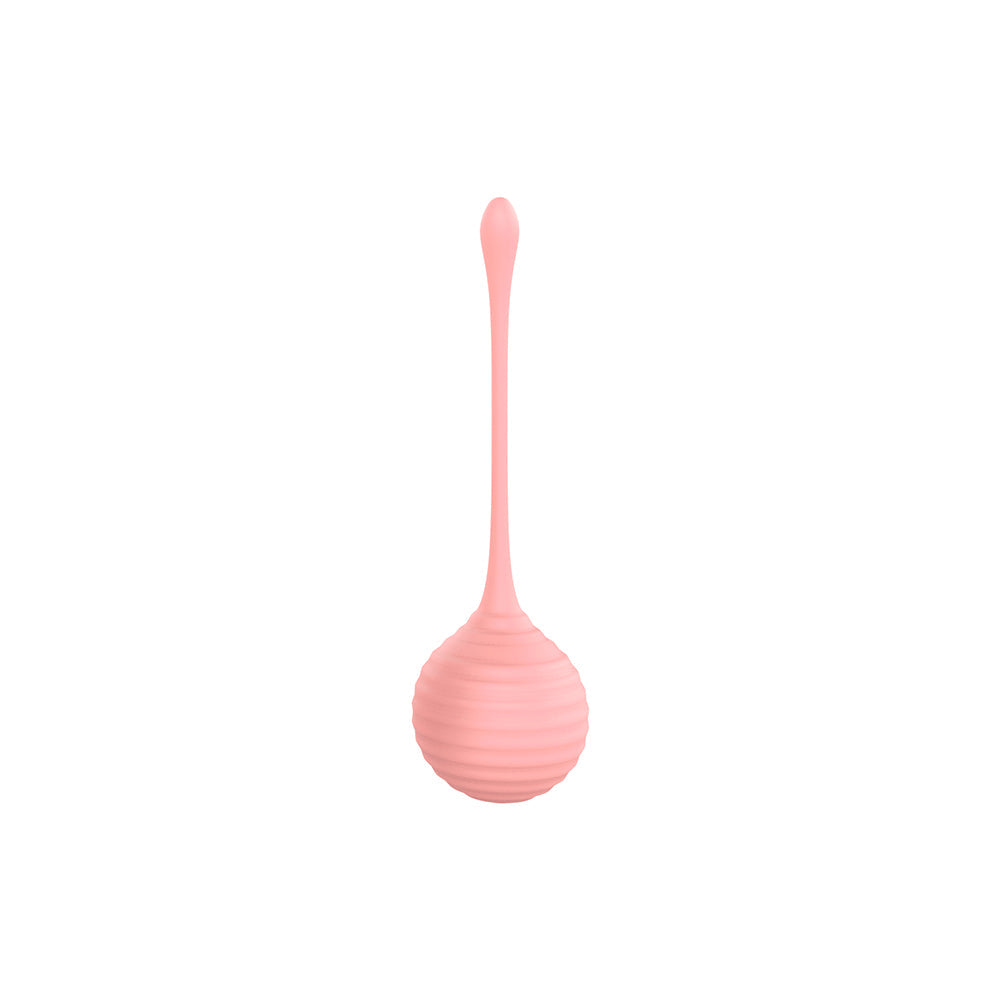 Luv Inc Kg88 Kegel Balls 2-Piece Set – Light Pink – Ribbed Silicone