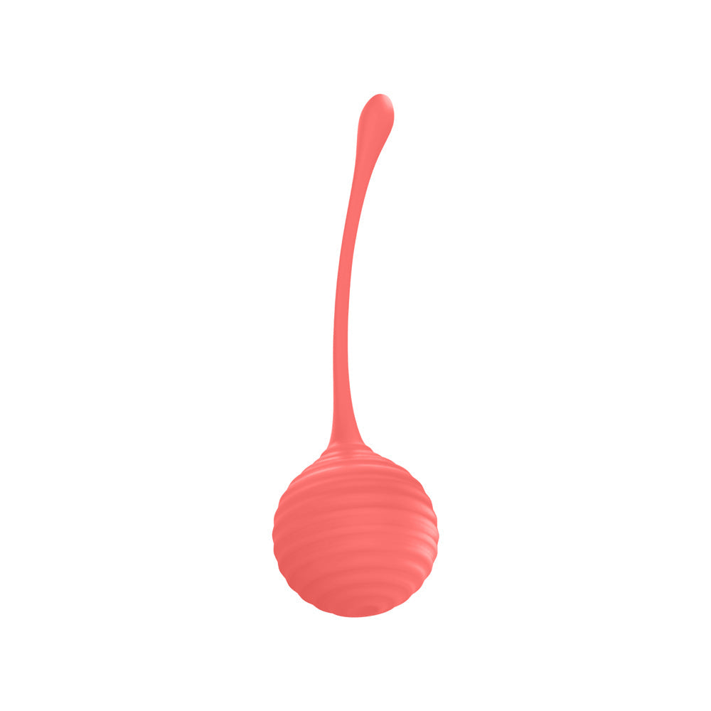 Luv Inc Kg88 Kegel Balls Set – Ribbed Silicone – Coral