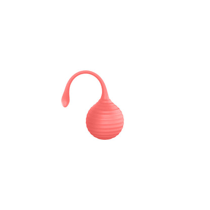 Luv Inc Kg88 Kegel Balls Set – Ribbed Silicone – Coral