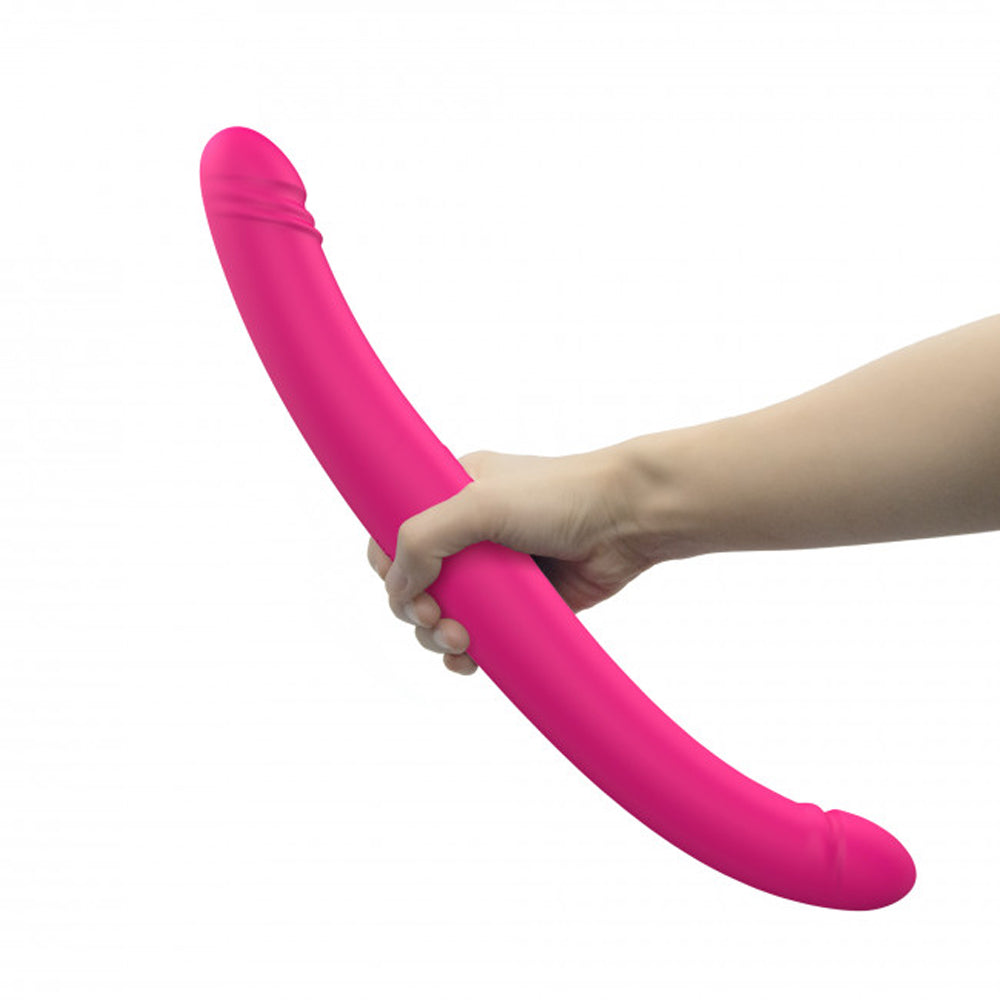 Dorcel Orgasmic Double Do Rechargeable Thrusting & Vibrating Double Dildo - Hot Pink
