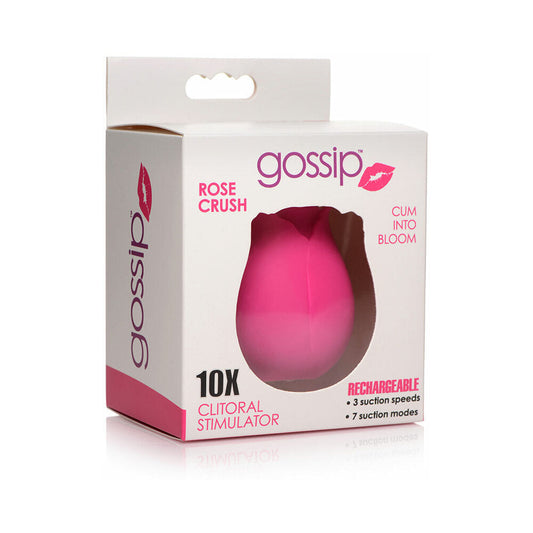 Curve Toys Gossip Cum Into Bloom Clitoral Stimulator – Magenta
