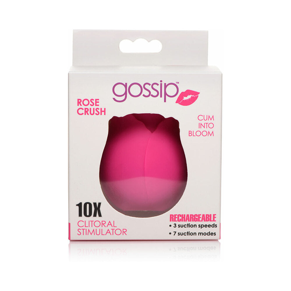 Curve Toys Gossip Cum Into Bloom Clitoral Stimulator – Magenta