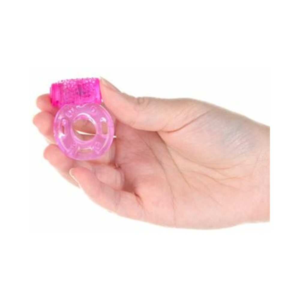 Powerbullet Vibrating Cockring Butterfly – Pink – Enhances Erections