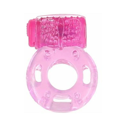 Powerbullet Vibrating Cockring Butterfly – Pink – Enhances Erections
