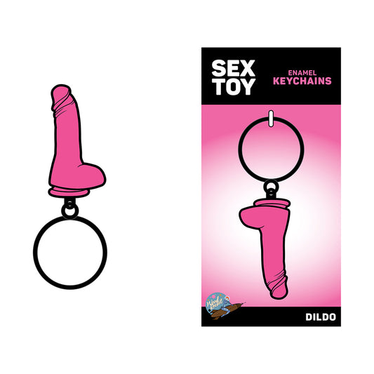 Wood Rocket Pink Dildo Keychain – Novelty Accessory