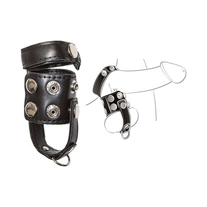 Ballgear Ball Stretcher with Separator & D-Ring – Black