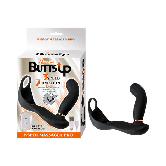 Nasstoys Butts Up P-Spot Massager Pro – Silicone – Black
