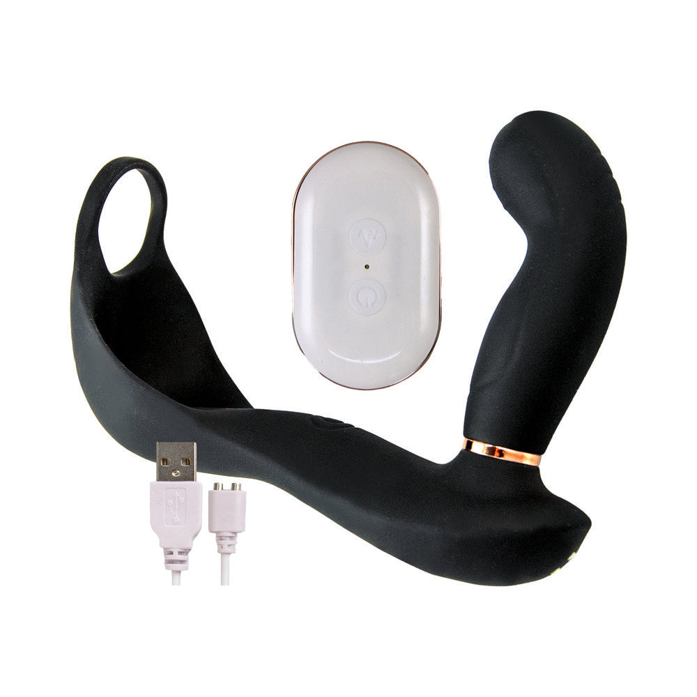 Nasstoys Butts Up P-Spot Massager Pro – Silicone – Black