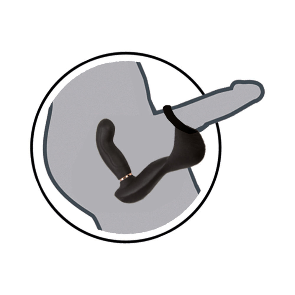 Nasstoys Butts Up P-Spot Massager Pro – Silicone – Black