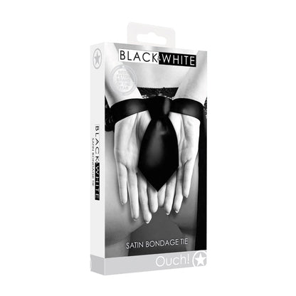 Ouch! Tie Me Up Bondage Tie – Black – 56.69in Length