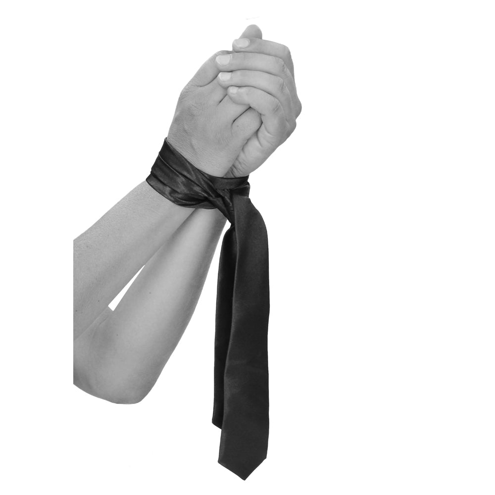 Ouch! Tie Me Up Bondage Tie – Black – 56.69in Length