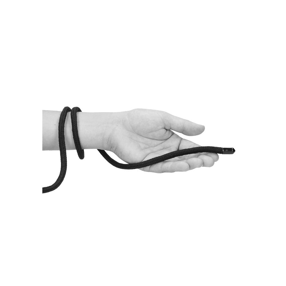 OUCH! Japanese Rope 10m - Black Silk Rope for Rope Play