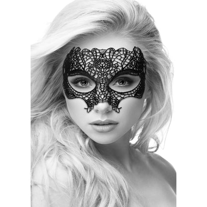 Ouch! Princess Black Lace Eye Mask – Black – Handmade Venetian Design