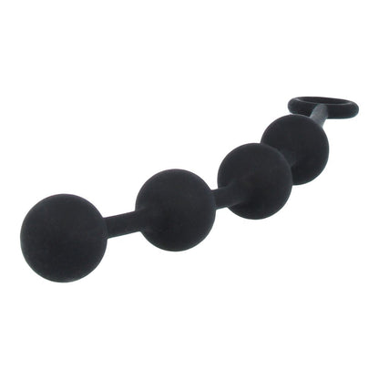 Nexus EXCITE Medium Anal Beads - Black Silicone
